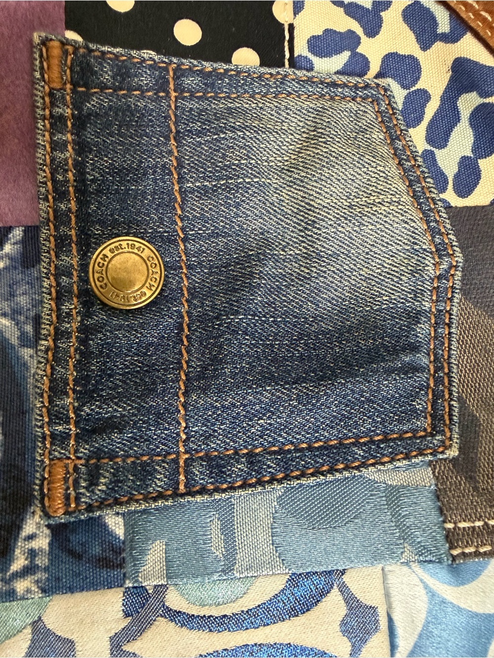 Coach Carly Patchwork Hobo - Picture 6 of 10